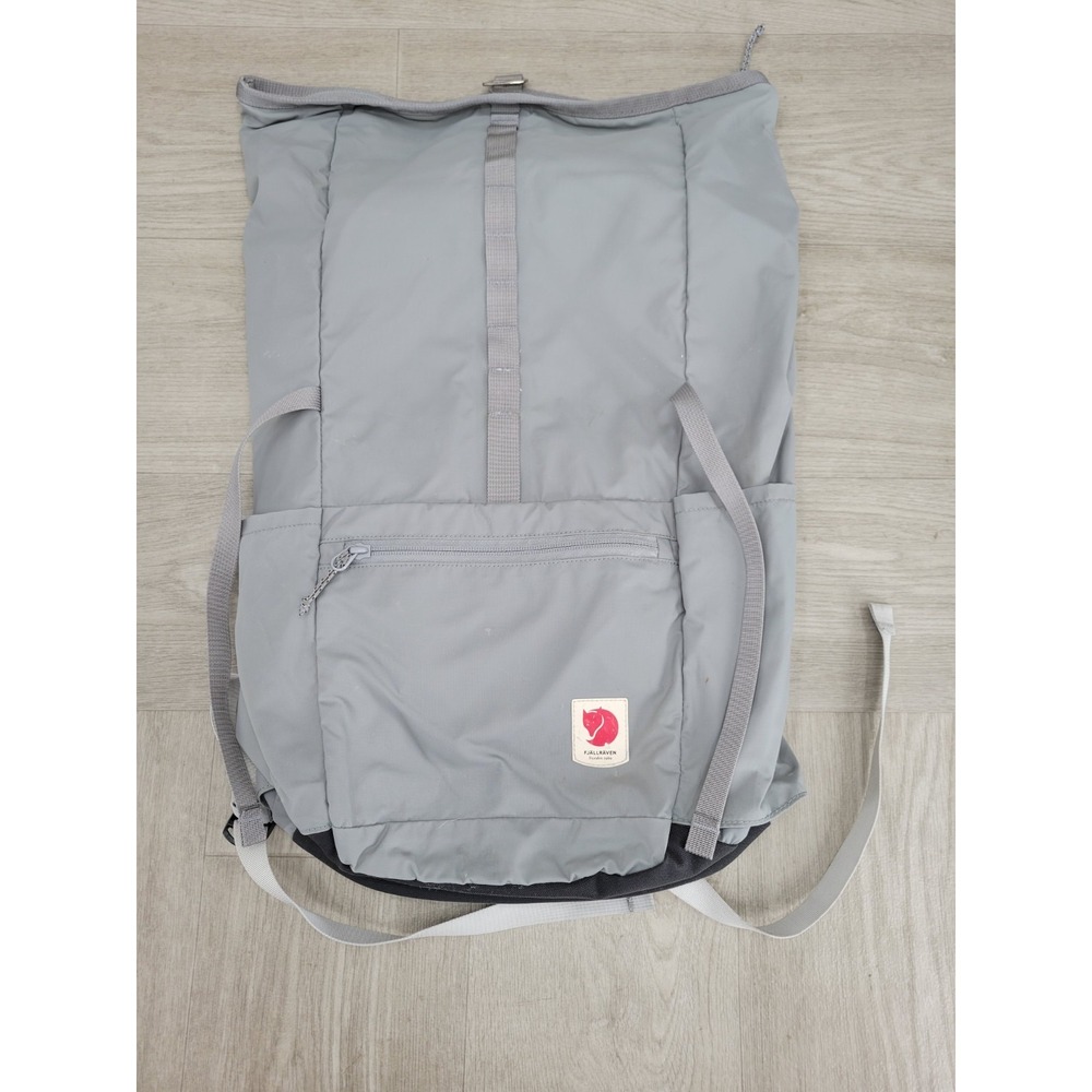 Fjallraven High Coast Foldsack 24 Backpack Gray 24L Hiking Travel Outdoor Bag